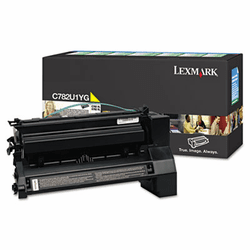 LEXC782U1YG C782U1YG Extra High-Yield Toner, 16500 Page-Yield, Yellow By LEXMARK INT'L, INC.