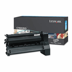 LEXC782X2KG C782X2KG Toner, 15000 Page-Yield, Black By LEXMARK INT'L, INC.