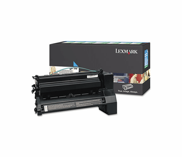 LEXC782X4CG C782X4CG Extra High-Yield Toner, 15000 Page-Yield, Cyan By LEXMARK INT'L, INC.