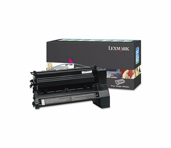 LEXC782X4MG C782X4MG Extra High-Yield Toner, 15000 Page-Yield, Magenta By LEXMARK INT'L, INC.