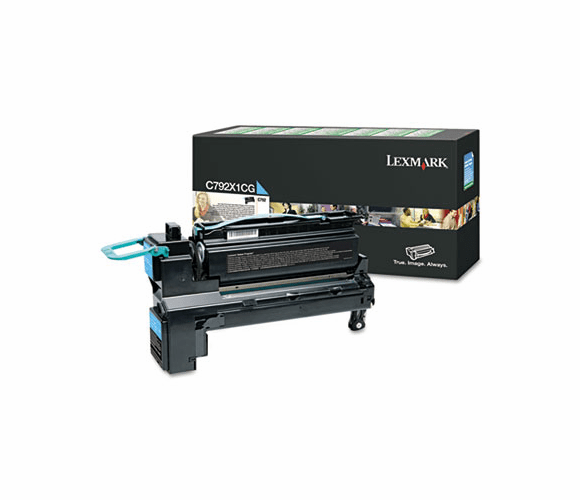 LEXC792X1CG C792X1CG Extra High-Yield Toner 20,000 Page-Yield, Cyan By LEXMARK INT'L, INC.
