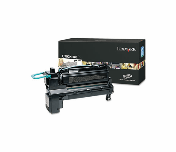 LEXC792X2KG C792X2KG Extra High-Yield Toner, 20,000 Page-Yield, Black By LEXMARK INT'L, INC.