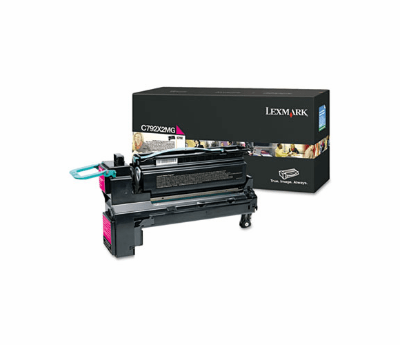 LEXC792X2MG C792X2MG Extra High-Yield Toner, 20,000 Page Yield, Magenta By LEXMARK INT'L, INC.