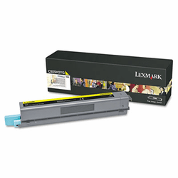 LEXC925H2YG C925H2YG High-Yield Toner, 7,500 Page-Yield, Yellow By LEXMARK INT