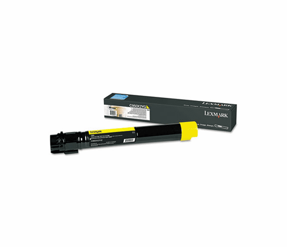 LEXC950X2YG C950X2YG High-Yield Toner, Yellow By LEXMARK INT'L, INC.