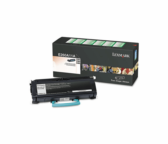 LEXE260A11A E260A11A Toner, 3500 Page-Yield, Black By LEXMARK INT'L, INC.