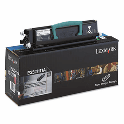 LEXE352H11A E352H11A High-Yield Toner, 9000 Page-Yield, Black By LEXMARK INT'L, INC.