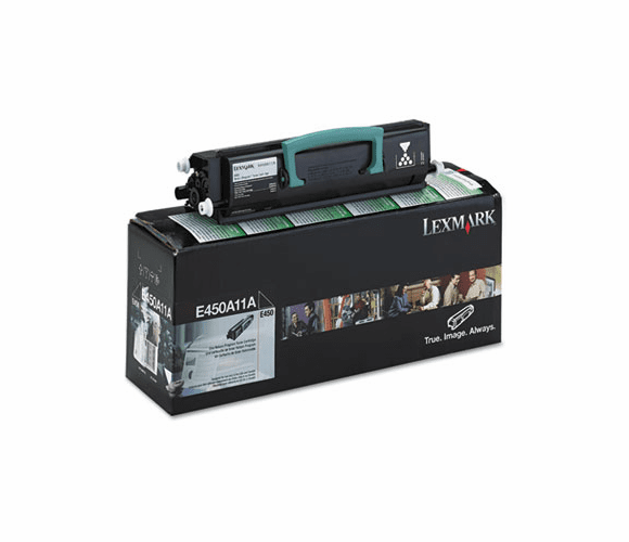 LEXE450A11A E450A11A Toner, 6000 Page-Yield, Black By LEXMARK INT'L, INC.