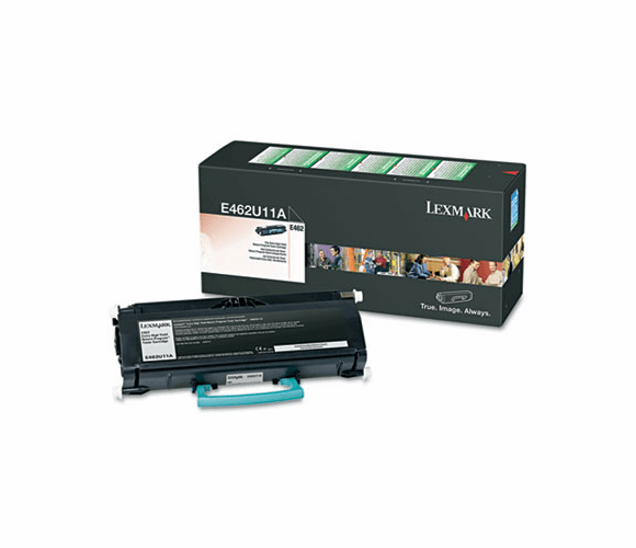 LEXE462U11A E462U11A Extra High-Yield Toner, 18,000 Page Yield, Black By LEXMARK INT'L, INC.