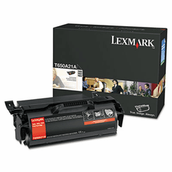 LEXT650A21A T650A21A Toner, 7,000 Page-Yield, Black By LEXMARK INT'L, INC.
