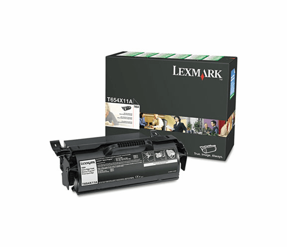 LEXT654X11A T654X11A Extra High-Yield Toner, 36000 Page-Yield, Black By LEXMARK INT'L, INC.