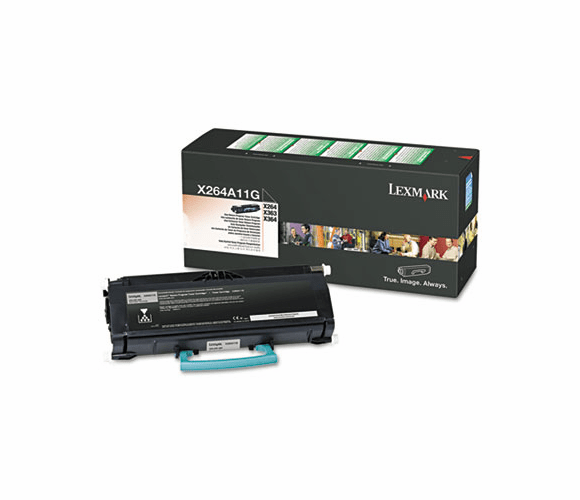 LEXX264A11G X264A11G Toner, 3500 Page-Yield, Black By LEXMARK INT'L, INC.