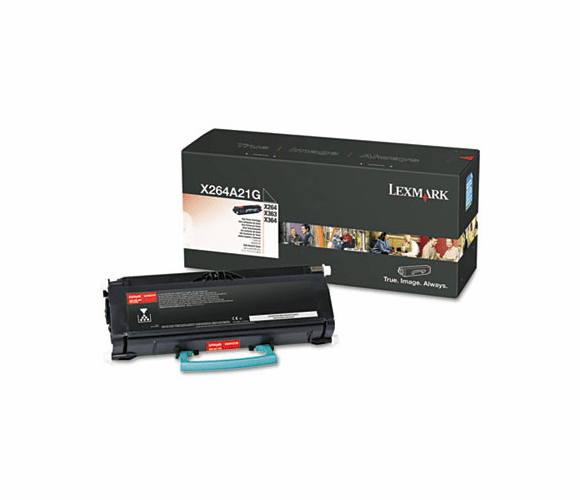 LEXX264A21G X264A21G Toner, 3500 Page-Yield, Black By LEXMARK INT'L, INC.