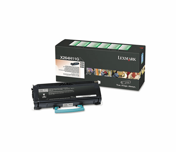 LEXX264H11G X264H11G High-Yield Toner, 9000 Page-Yield, Black By LEXMARK INT'L, INC.