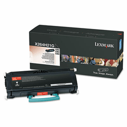 LEXX264H21G X264H21G High-Yield Toner, 9000 Page-Yield, Black By LEXMARK INT'L, INC.
