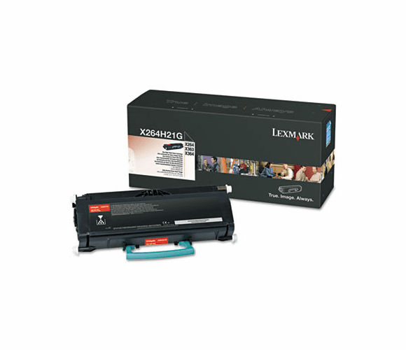 LEXX264H21G X264H21G High-Yield Toner, 9000 Page-Yield, Black By LEXMARK INT'L, INC.