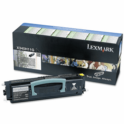 LEXX340H11G X340H11G High-Yield Toner, 6,000 Page-Yield, Black By LEXMARK INT'L, INC.