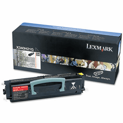 LEXX340H21G X340H21G High-Yield Toner, 21000 Page-Yield, Black By LEXMARK INT'L, INC.