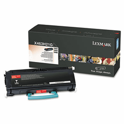 LEXX463H21G X463H21G High-Yield Toner, 9000 Page-Yield, Black By LEXMARK INT'L, INC.