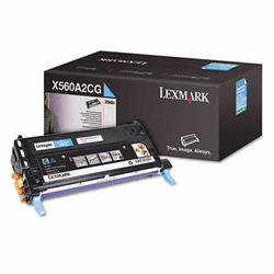 LEXX560A2CG X560A2CG Toner, 4000 Page-Yield, Cyan By LEXMARK INT
