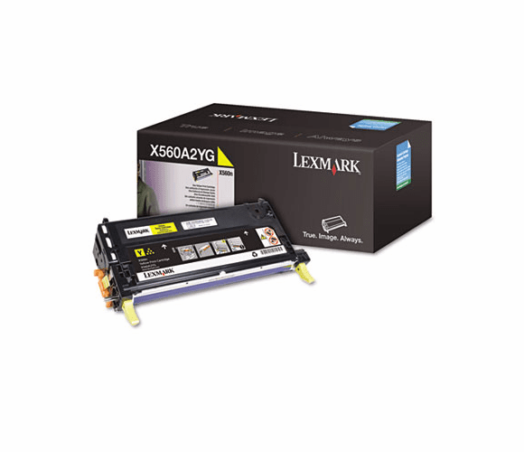 LEXX560A2YG X560A2YG Toner, 4000 Page-Yield, Yellow By LEXMARK INT'L, INC.