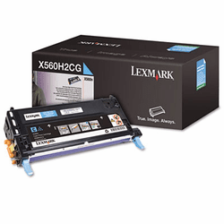 LEXX560H2CG X560H2CG High-Yield Toner, 10000 Page-Yield, Cyan By LEXMARK INT'L, INC.