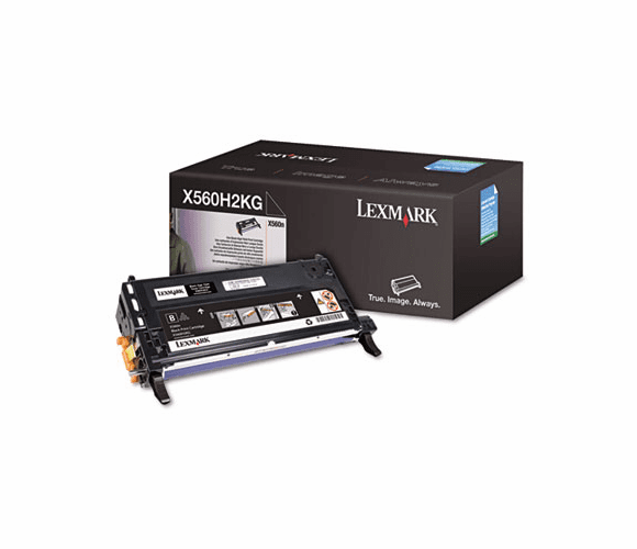 LEXX560H2KG X560H2KG High-Yield Toner, 10000 Page-Yield, Black By LEXMARK INT'L, INC.