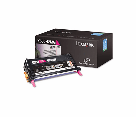LEXX560H2MG X560H2MG High-Yield Toner, 10000 Page-Yield, Magenta By LEXMARK INT'L, INC.