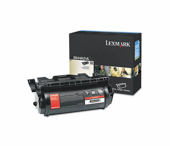 LEXX644A21A X644A21A Extra High-Yield Toner, 32000 Page-Yield, Black By LEXMARK INT'L, INC.