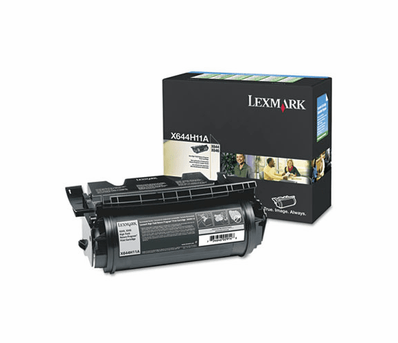 LEXX644H11A X644H11A High-Yield Toner, 21000 Page-Yield, Black By LEXMARK INT'L, INC.