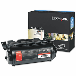 LEXX644H21A X644H21A Toner, 30000 Page-Yield, Black By LEXMARK INT'L, INC.