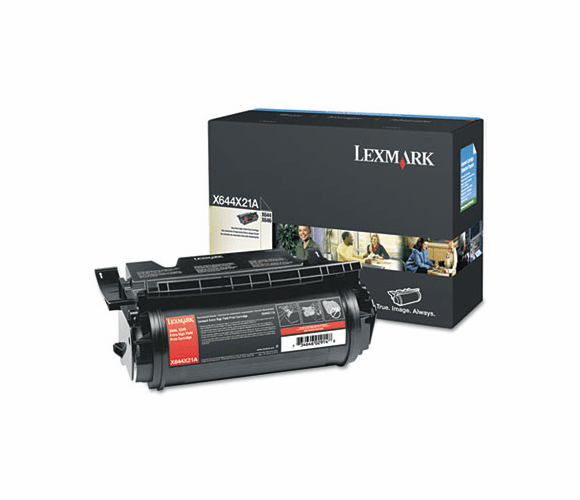 LEXX644X21A X644X21A Extra High-Yield Toner, 32000 Page-Yield, Black By LEXMARK INT'L, INC.