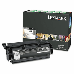 LEXX651A11A X651A11A Toner, 7000 Page-Yield, Black By LEXMARK INT'L, INC.