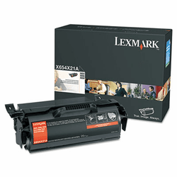 LEXX654X21A X654X21A Extra High-Yield Toner, 36,000 Page-Yield, Black By LEXMARK INT'L, INC.