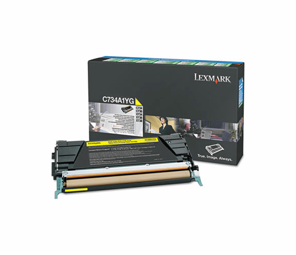 LEXX746A1YG X746A1YG Toner, 7000 Page-Yield, Yellow By LEXMARK INT'L, INC.