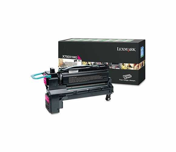 LEXX792X1MG X792X1MG Extra High-Yield Toner, 20,000 Page-Yield, Magenta By LEXMARK INT'L, INC.