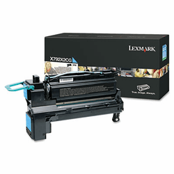 LEXX792X2CG X792X2CG Extra High-Yield Toner, 20,000 Page-Yield, Cyan By LEXMARK INT'L, INC.