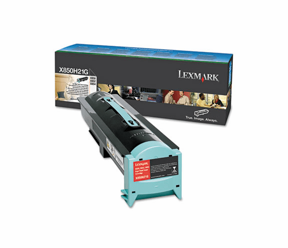 LEXX850H21G X850H21G Toner, 30000 Page-Yield, Black By LEXMARK INT'L, INC.