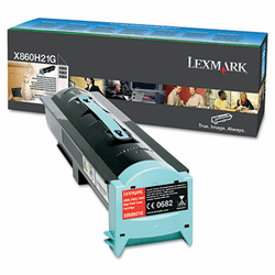 LEXX860H21G X860H21G High-Yield Toner, 35,000 Page Yield, Black By LEXMARK INT'L, INC.