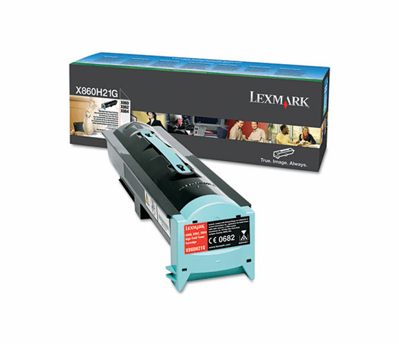 LEXX860H21G X860H21G High-Yield Toner, 35,000 Page Yield, Black By LEXMARK INT'L, INC.