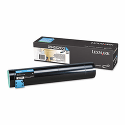 LEXX945X2CG X945X2CG High-Yield Toner, 22000 Page-Yield, Cyan By LEXMARK INT'L, INC.