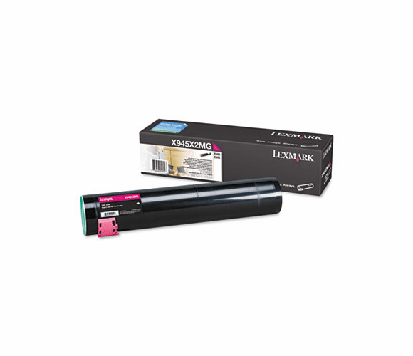 LEXX945X2MG X945X2MG High-Yield Toner, 22000 Page-Yield, Magenta By LEXMARK INT'L, INC.