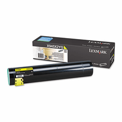 LEXX945X2YG X945X2YG High-Yield Toner, 22000 Page-Yield, Yellow By LEXMARK INT'L, INC.