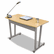 LITMA711HON Massima Line Bow Front Desk, 47-1/4w x 22-7/8d x 29-1/2h, Honey By LINEA ITALIA