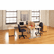 LITMA712HON Massima Line L-Shaped Desk, 59-1/8w x 59-1/8d x 29-1/2h, Honey By LINEA ITALIA