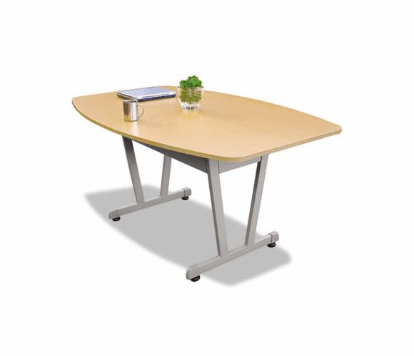 LITMA723HON Massima Line Conference Table, 59-1/8w x 39-3/8d x 29-1/2h, Honey By LINEA ITALIA