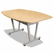 LITMA723HON Massima Line Conference Table, 59-1/8w x 39-3/8d x 29-1/2h, Honey By LINEA ITALIA