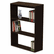 LITTR735MOC Trento Line Bookcase, 31-1/2w x 11-5/8d x 43-3/8h, Mocha By LINEA ITALIA