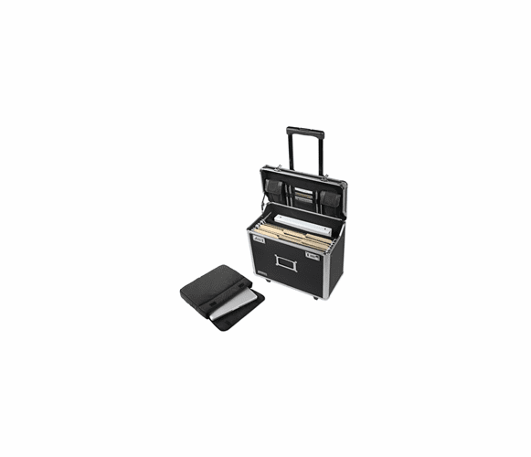 Locking Mobile Business Case, Legal, Black - Black - Vaultz - VZ00194