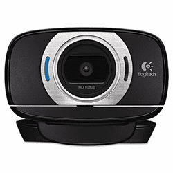 LOG960000733 C615 HD Webcam, 1080p, Black/Silver By LOGITECH, INC.